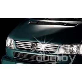 Хром накладки на решетку радиатора (нерж.) Omsa для Volkswagen Caravelle T4